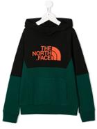 The North Face Kids Teen Colour Block Logo Hoodie - Black