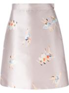 Rochas Ballerina Print A-line Skirt