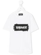 Dsquared2 Kids - Logo Print T-shirt - Kids - Cotton - 6 Yrs, White