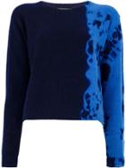 Suzusan Tie-dye Detailed Jumper - Blue