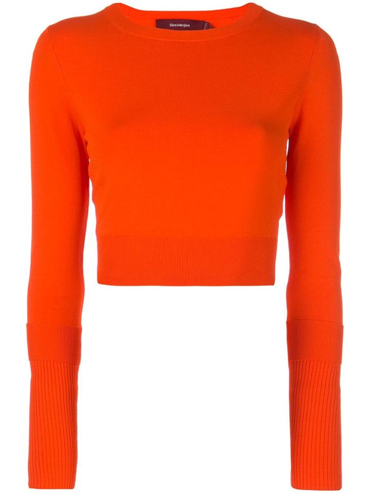 Sies Marjan Cropped Jumper - Orange