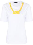 Love Moschino Love Chain T-shirt - White