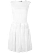 Blugirl Embroidered Mini Dress, Women's, Size: 42, White, Cotton/silk/polyester