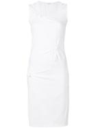 Helmut Lang Fitted Knot Dress - White