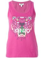 Kenzo Tiger Tank Top - Pink & Purple