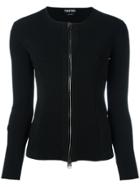 Tom Ford Zipped Cardigan - Black