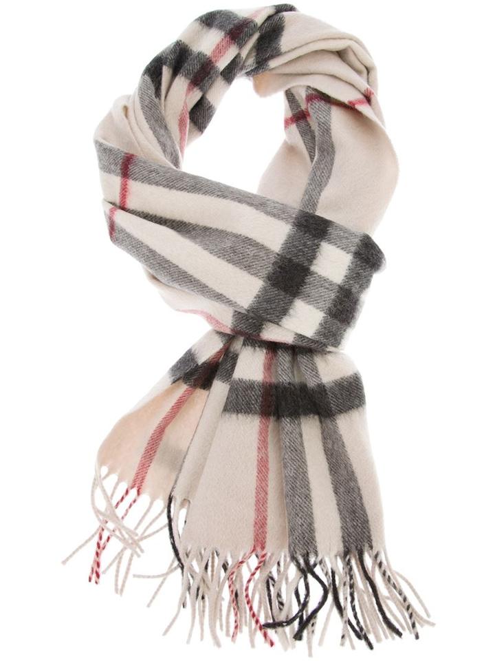 Burberry 'house Check' Scarf, Adult Unisex, Nude/neutrals, Cashmere