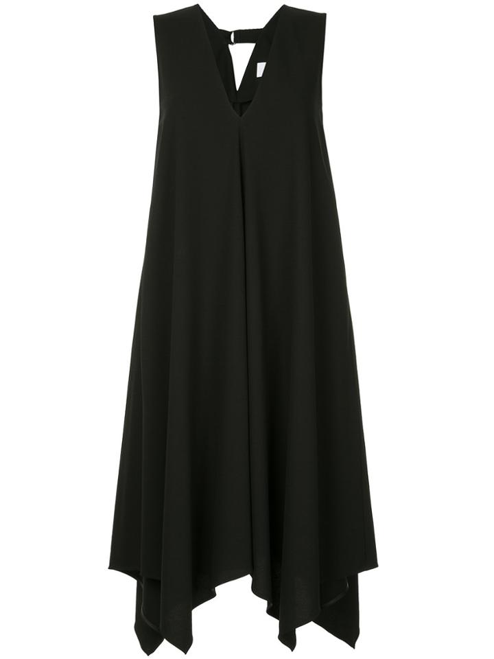 Le Ciel Bleu Asymmetric V-neck Dress - Unavailable