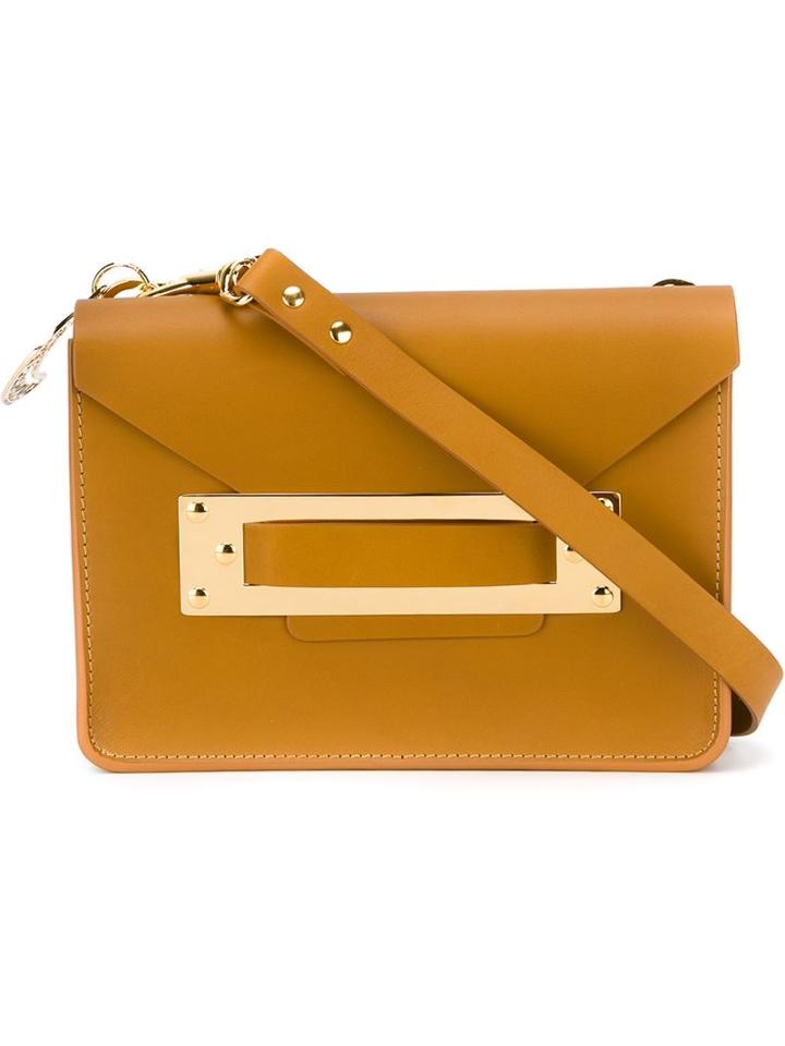 Sophie Hulme Mini 'milner' Crossbody Bag, Women's, Brown