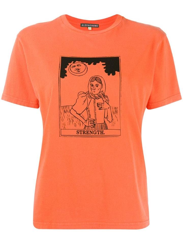 Alexa Chung Strength T-shirt - Orange