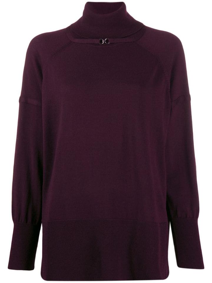 Pinko Rollneck Wool Sweater - Red