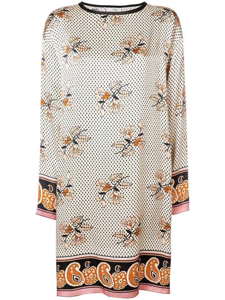 Forte Forte Sahara Floral Print Dress - Nude & Neutrals
