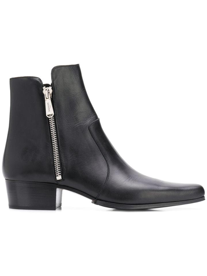 Balmain Balmain S8hc104pvfk 176 Leather - Black