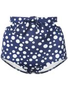 Morgan Lane Bubble Dot Mica Bikini Bottom - Blue