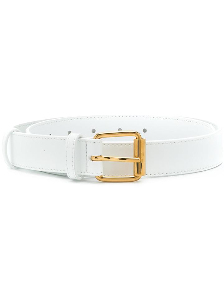 Stella Mccartney Adjustable Buckle Belt - White