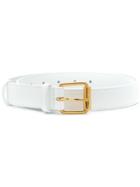 Stella Mccartney Adjustable Buckle Belt - White