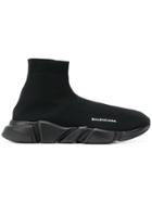 Balenciaga Speed Mid-top Sneakers - Black
