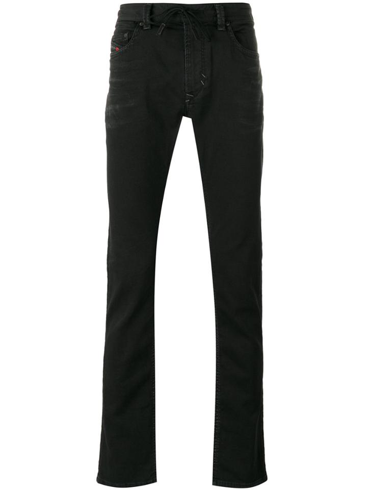 Diesel 'thavar' Skinny Jeans - Black