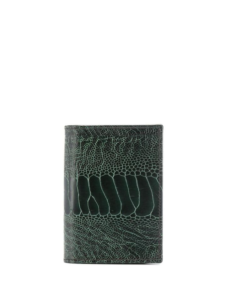 Etro Embossed Rectangular Wallet - Green