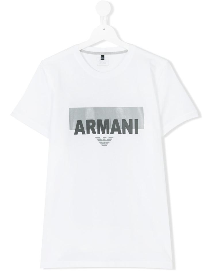 Armani Junior - Logo 3 T-shirt Pack - Kids - Cotton - 14 Yrs