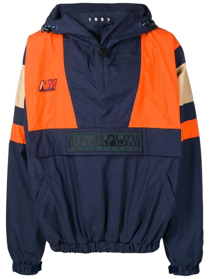 Napa By Martine Rose Panelled Anorak Jacket - Blue