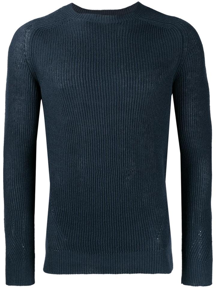 Corneliani Fitted Jumper - Blue