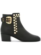 Giuseppe Zanotti Design Studded Ankle Boots - Black