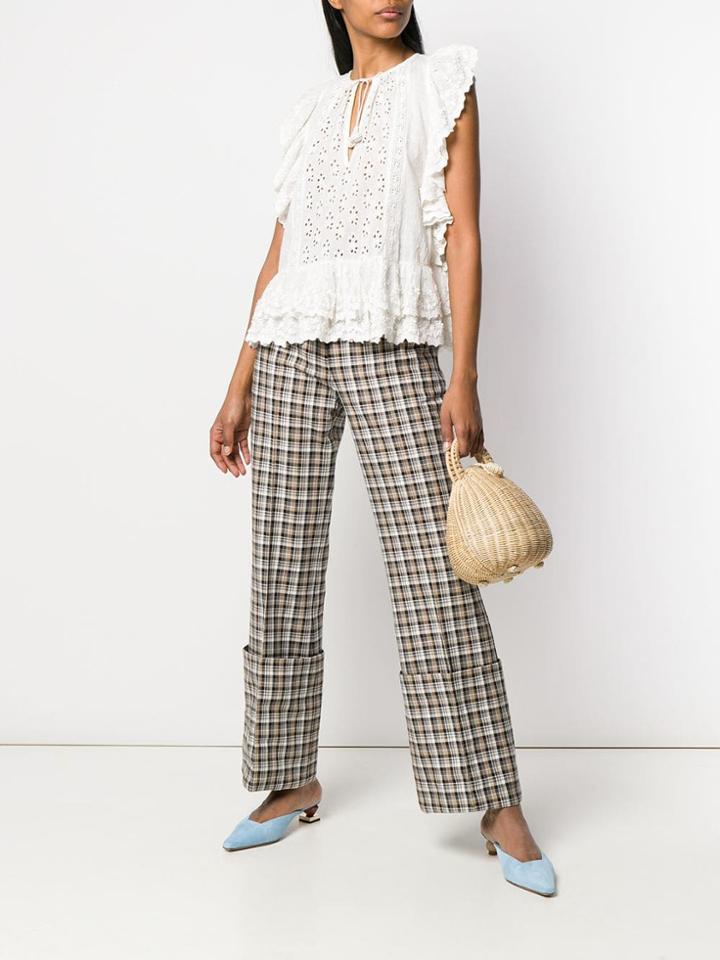 Ulla Johnson Ruffle-trim Blouse - White
