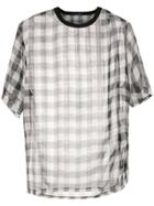 À La Garçonne Chiffon Oversized Shirt - Black
