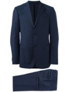Z Zegna Fitted Dress Suit - Blue