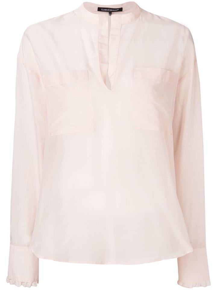 Luisa Cerano Patch Pocket Tunic Shirt - Neutrals