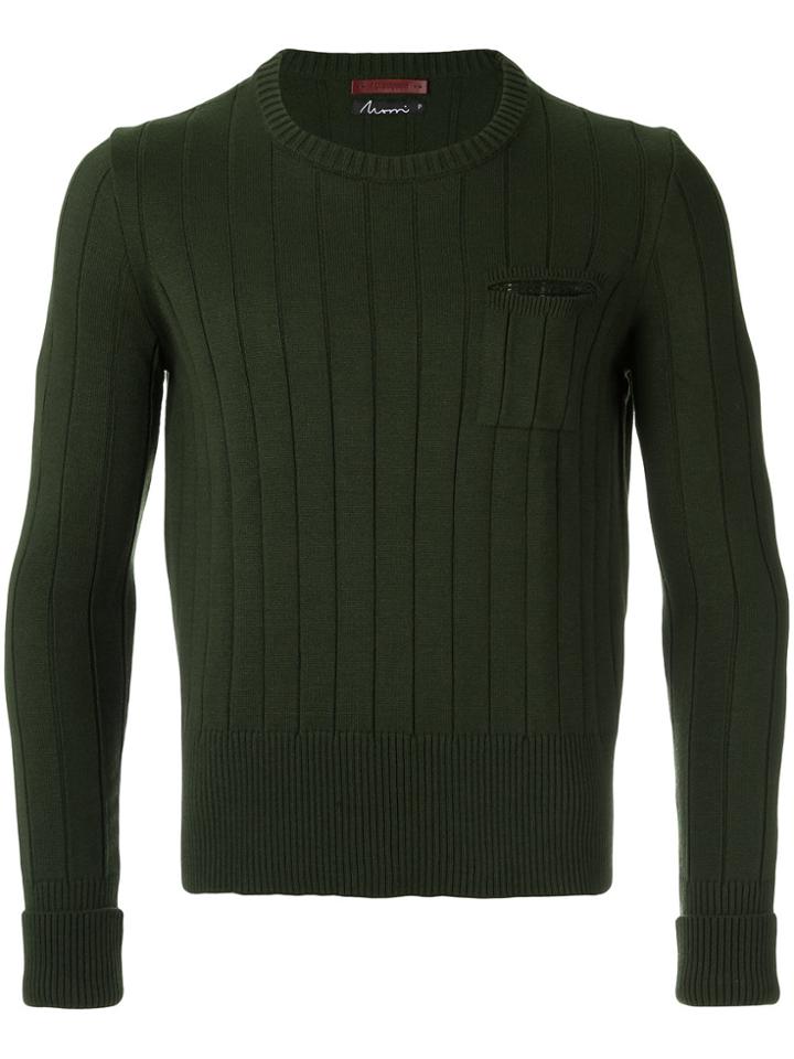 À La Garçonne Knitted Pullover - Green