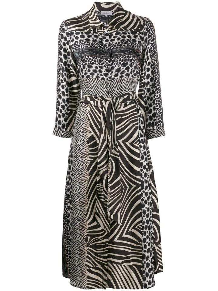 Pierre-louis Mascia Animal Print Dress - Brown