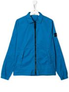 Stone Island Junior Teen Classic Shirt Jacket - Blue