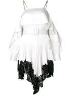 Self-portrait Off The Shoulder Lace Dress - White