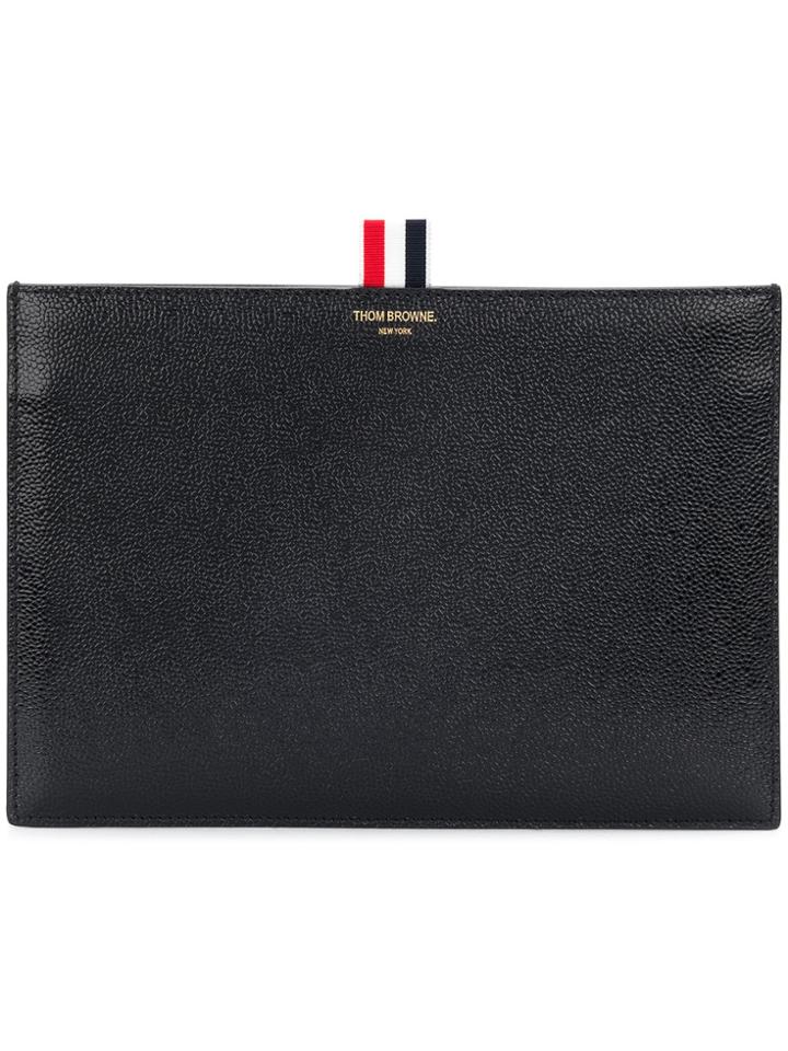 Thom Browne Pebbled Clutch - Black