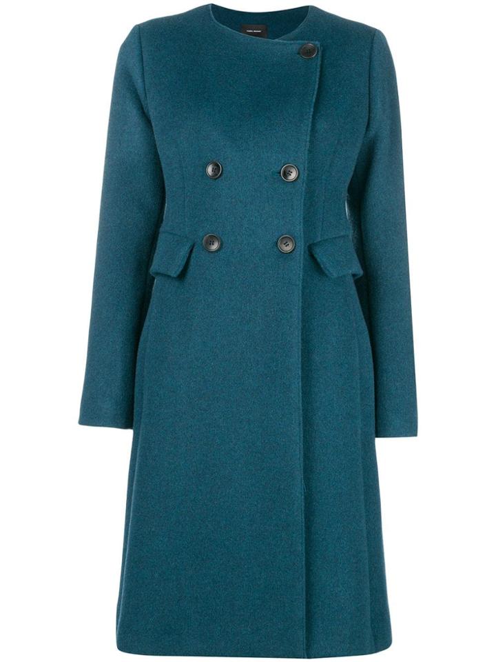 Isabel Marant Double-breasted Coat - Blue