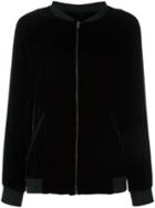 Just Female 'ware' Bomber Jacket, Women's, Size: Xs, Black, Viscose/silk