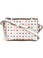 Tod's - Studded Crossbody Bag - Women - Calf Leather - One Size, White, Calf Leather