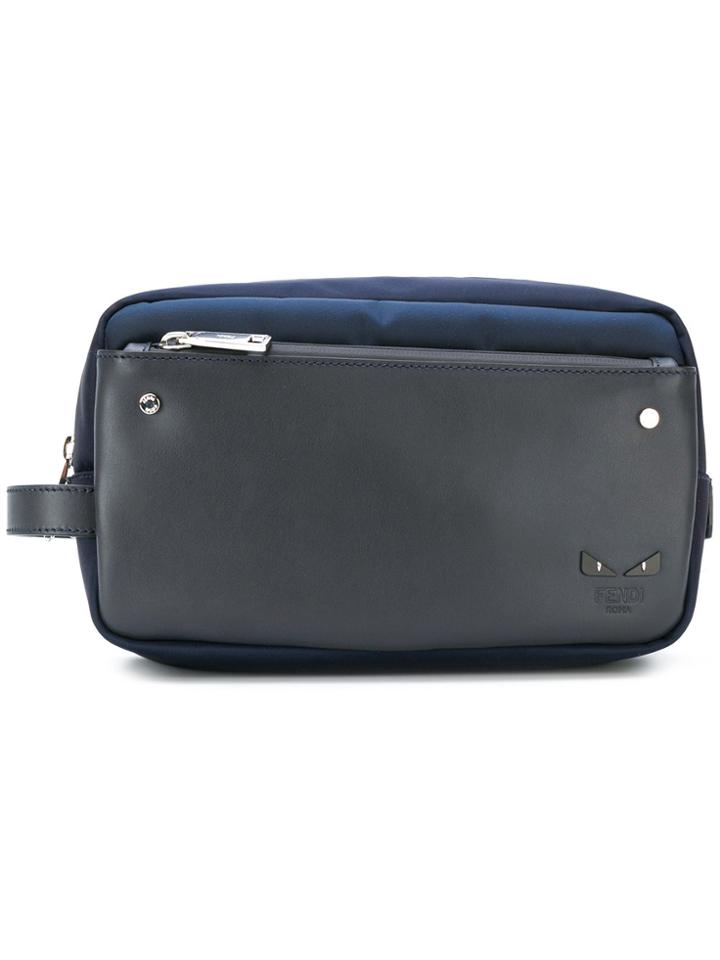 Fendi Pouch Clutch Bag - Blue