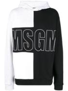 Msgm Logo Hooded Sweatshirt - Black