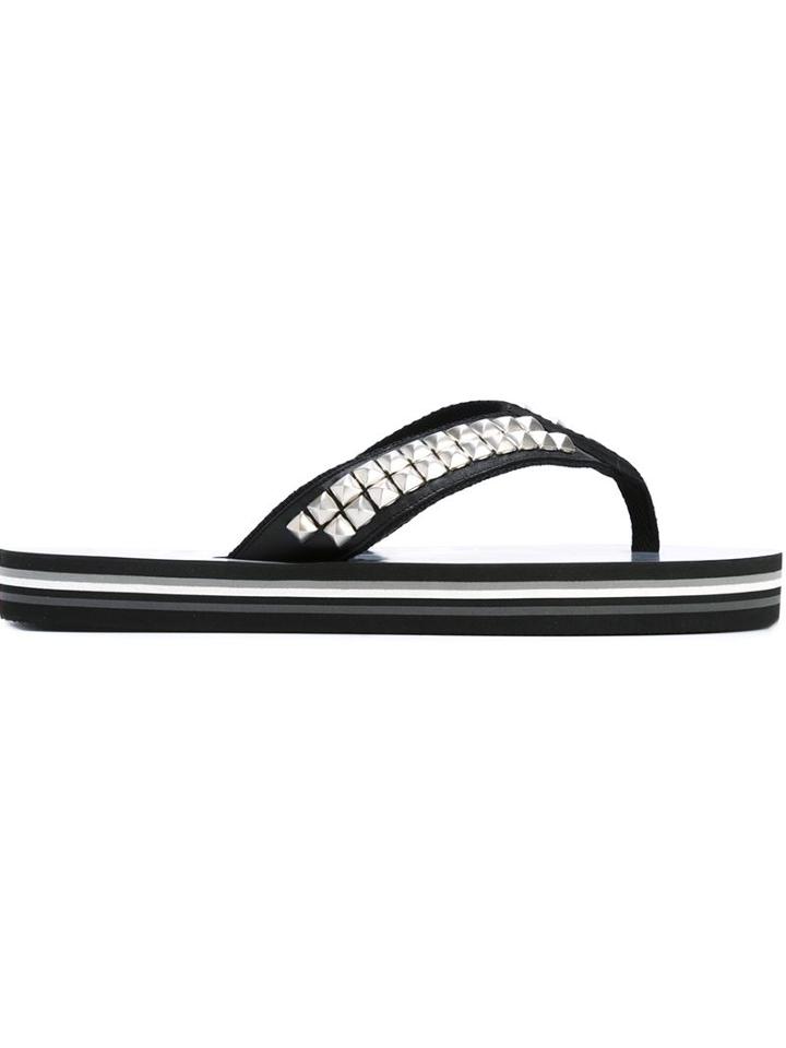 Saint Laurent Studded Flip-flops