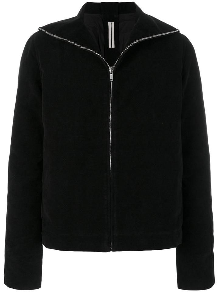 Rick Owens Drkshdw Zipped Short Jacket - Black