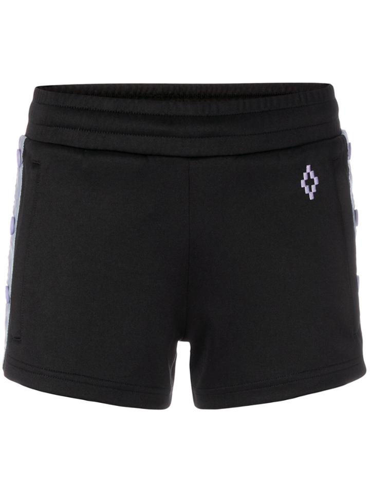 Marcelo Burlon County Of Milan Cross Tape Shorts - Black