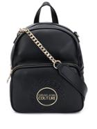 Versace Jeans Couture Embossed Backpack - Black