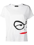 Rossella Jardini - Printed T-shirt - Women - Cotton - 44, White, Cotton
