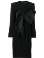 Jean Louis Scherrer Vintage Bow Detail Dress - Black