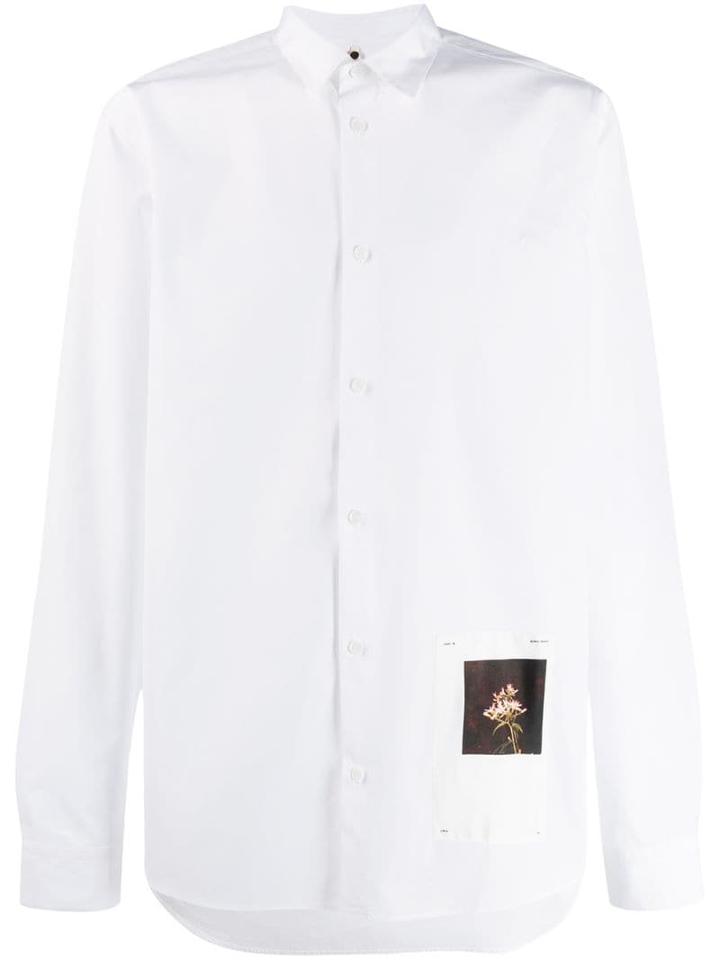 Oamc Print Patch Shirt - White