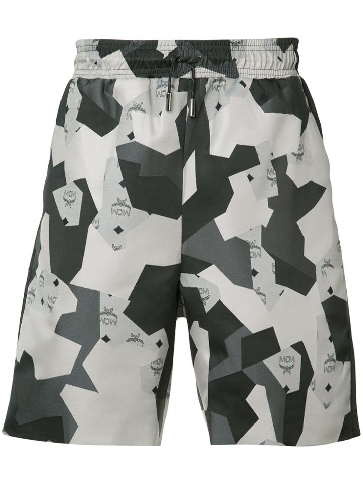 Christopher Raeburn Geometric Print Shorts - Grey