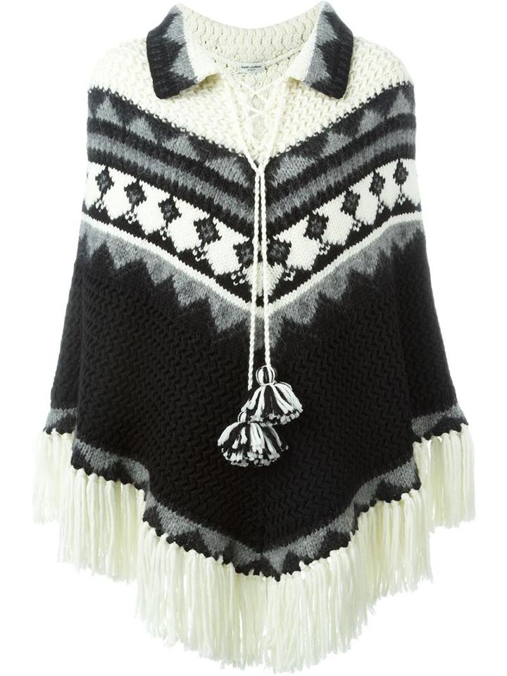 Saint Laurent Knitted Poncho